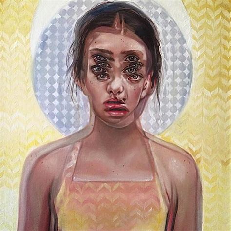 WAKEFULNESS Dizzying Double Exposed Portrait Paintings By Toronto Based Artist Alex Garant