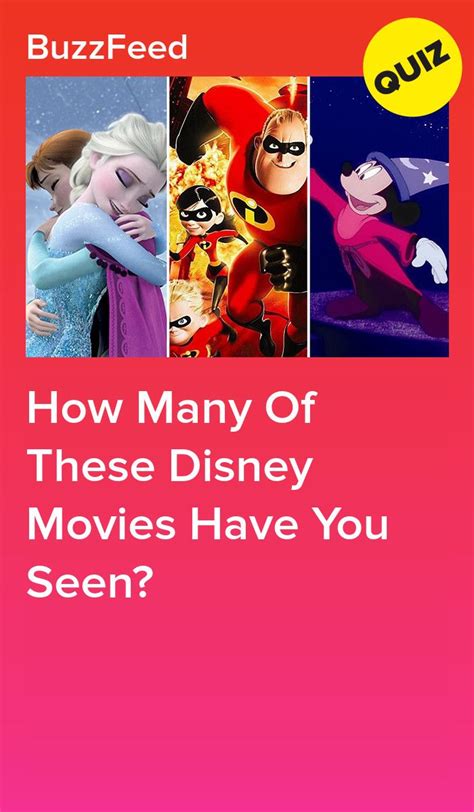 New How Many Of These Disney Movies Have You Seen Disney Quizzes