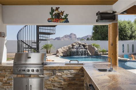 Arizona Outdoor Kitchen Design Aft Construction Custom Home Builder