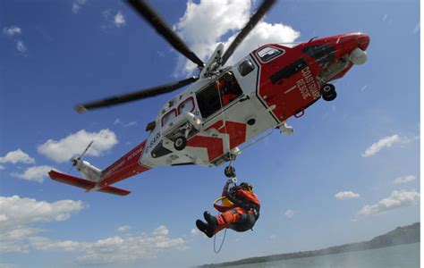 Helicopter Rescue At Sea