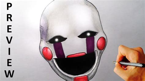 How To Draw Marionette From Five Nights At Freddy S Fnaf Fan Art