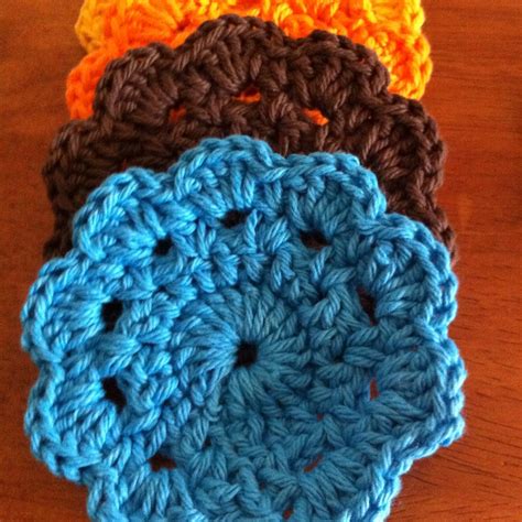 Crochet Flower Coasters : 7 Steps (with Pictures ...