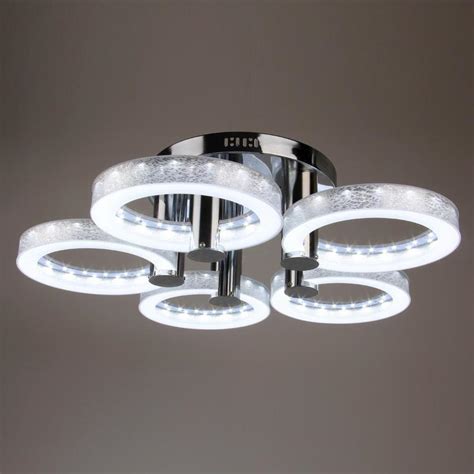Order matching lamps and receive free shipping on $100 or more. Contemporary Acrylic LED Ceiling with 5 Light Pendant ...