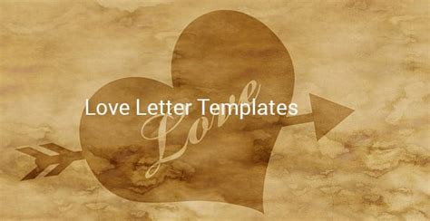 Love Letter Template Design Collection