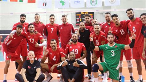 المنتخب الوطني للكرة الطائرة يحقق انتصاره الثالث في كأس إفريقيا