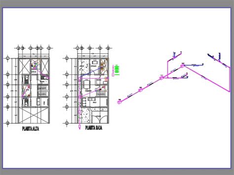 Planos De Proyecto De Instalacion Sanitaria En Dwg Autocad Proyectos