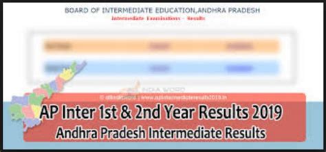 Andhra Pradesh Intermediate Result Declared Bieap 1st And 2nd Year