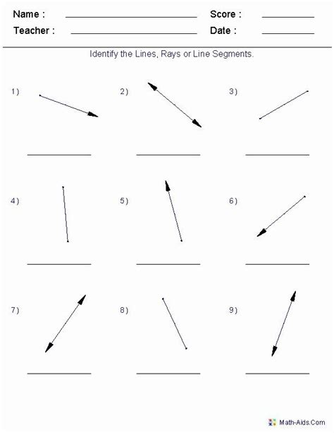 50 Points Lines and Planes Worksheet in 2020 (With images) Worksheets