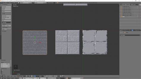 Blender Dungeon Tile Tutorial How To Add 3d Texture Pt2 Youtube