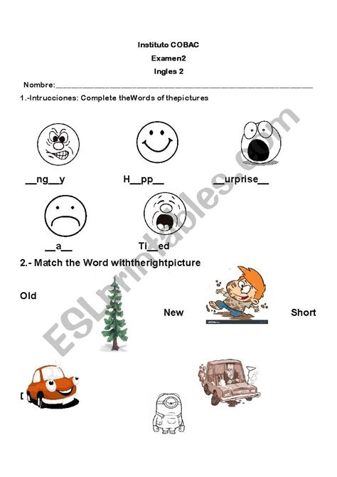 Emotions - ESL worksheet by rubenon