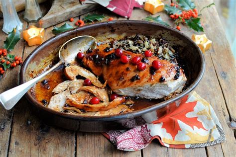 Prepare rice mix according to package directions. Roast Turkey Breast with Cranberry glaze & Wild Rice Stuffing | Recipes Friend