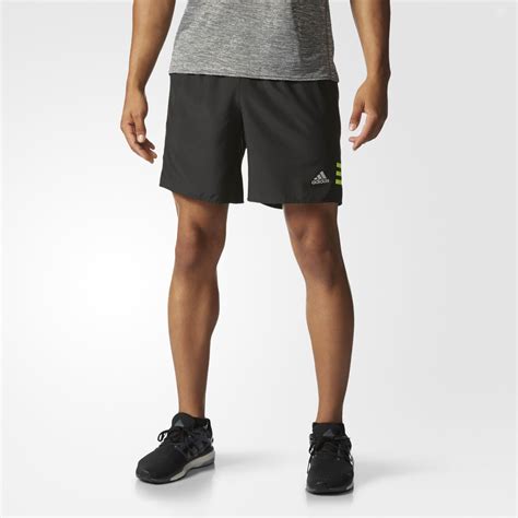 Adidas Mens Response 7 Inch Shorts Blackyellow