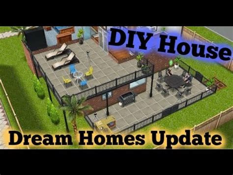 Sims freeplay houses sims 4 houses the sims sims 4 house plans sims free play sims house design sims building bedroom decor for teen girls one story homes. Sims Freeplay | Dream Homes Update 1 | DIY House Tour - YouTube