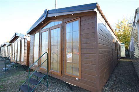 New Sunrise Lodge Deluxe Mobile Home Log Cabin Annexe Solution