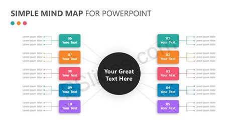 Simple Mind Map For Powerpoint Check More At
