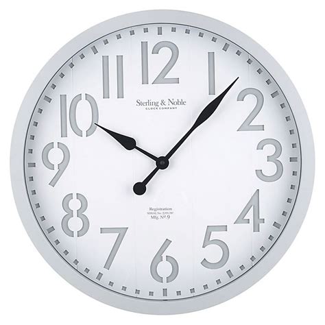 Sterling And Noble 28 Inch Modern Farmhouse Wall Clock Bed Bath And