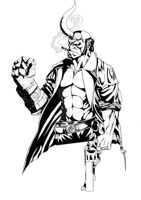 Hellboy By Gallof Art On Deviantart