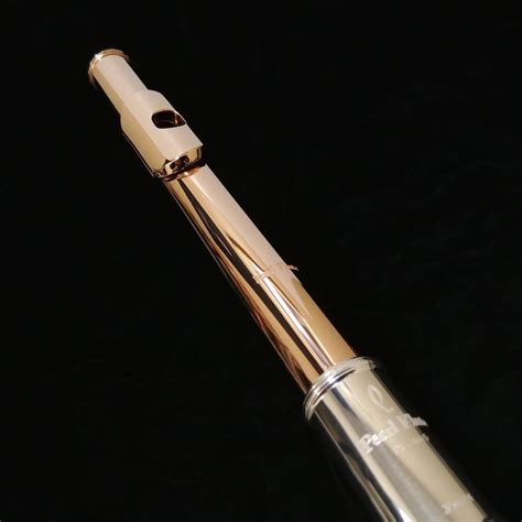 pearl quantz 665 flute with rose gold plated sterling forza headjoint