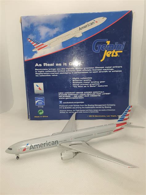 Gemini Jets 1400 American Airlines N720an Boeing 777 300