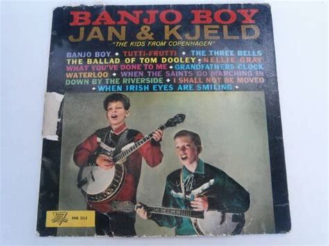 Jan And Kjeld Banjo Boy Danish Bluegrass Folk Scandinavia Lp Ebay