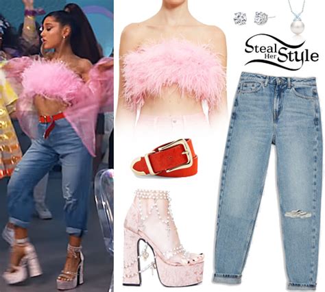 Ariana Grandes Clothes And Outfits Steal Her Style