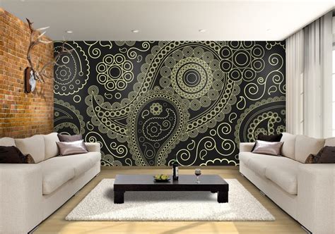 Paisley Custom Wallpaper Mural Print By Jw And Shutterstock