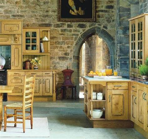 Using Old World Charm With Knotty Pine Cabinets English Cottage