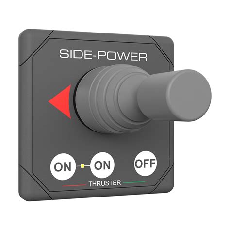 Panel Joystick Thruster Control V Grey Special With Deutsch