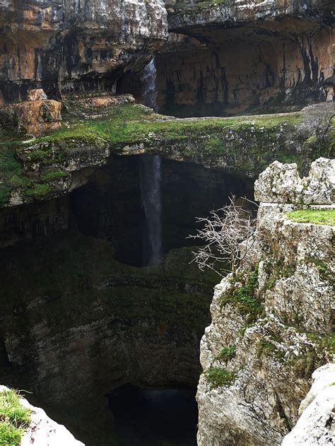 The Triple Waterfall Of Baatara Gorge In Lebanon Beautiful Waterfalls