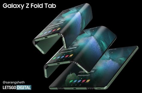 Samsung Galaxy Z Fold Tab Renders Reveal Stunning Tri Fold Design Tom