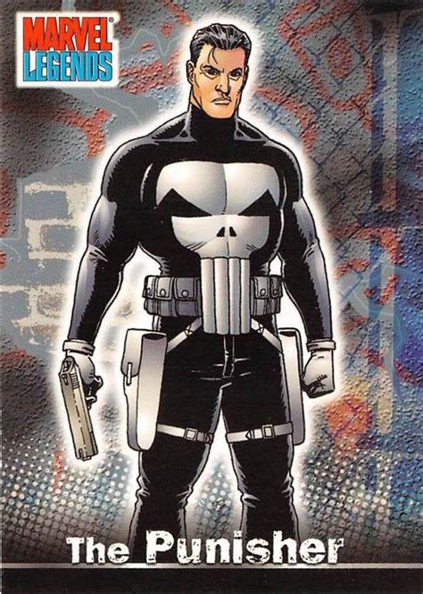 The Punisher Trading Card Marvel Legends 2001 Topps 38