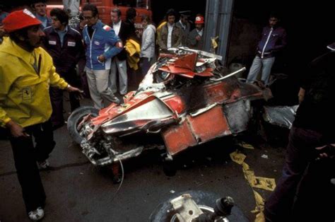 What Was Left Of Niki Laudas Car After His Crash In 1976 Imago