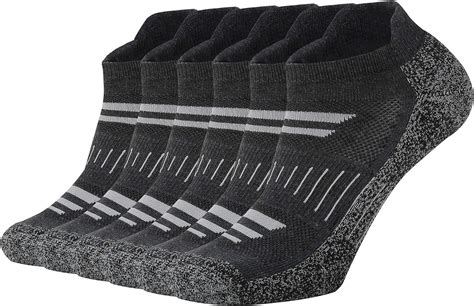 Ortis Moisture Wicking Mesh Ventilating Performance Fit Comfort Cushion Tab No Show Socks Unisex