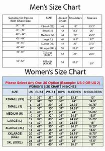 Leather Jacket And Coat Size Chart And Guide Jacketsthreads