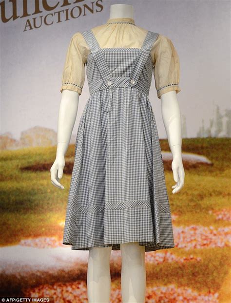Judy Garland Dress Dorothys Iconic Wizard Of Oz Dress Fetches 480k