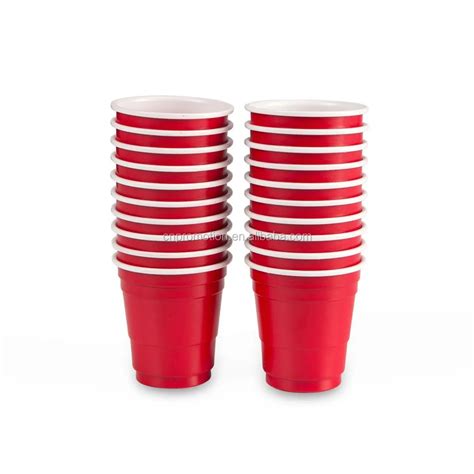 Disposable Shot Glasses Mini Red Solo Party Cups 20 Count 2 Oz Plastic
