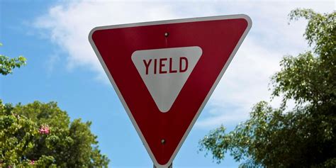 Letter Yield Sign Needed At Hill