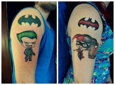 10 Joker And Harley Quinn Tattoos For Any Comic Couple Trend Tattoos