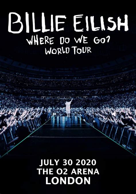 Billie Eilish Where Do We Go World 2020 Tour London The O2 Arena 3007