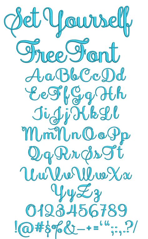 Embroidery Designs Machine Our Set Yourself Free Embroidery Font Was