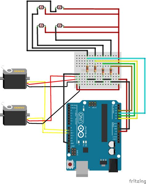 DIY Solar Tracker Arduino Project ITA Hackster Io