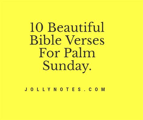 10 Beautiful Bible Verses For Palm Sunday Daily Bible Verse Blog