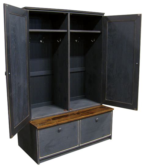 Custom Double Entryway Locker - Sawdust City Custom Furniture