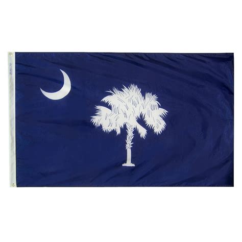 12 X 18 Quality Nylon State Of South Carolina Flag Made In Usa