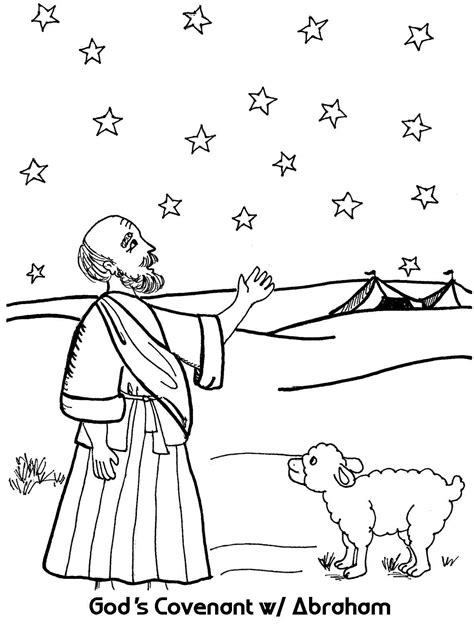 Abraham And Sarah Coloring Page Free Coloring Pages