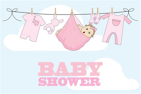 Baby Shower Card Girl Free Stock Photo Public Domain Pictures