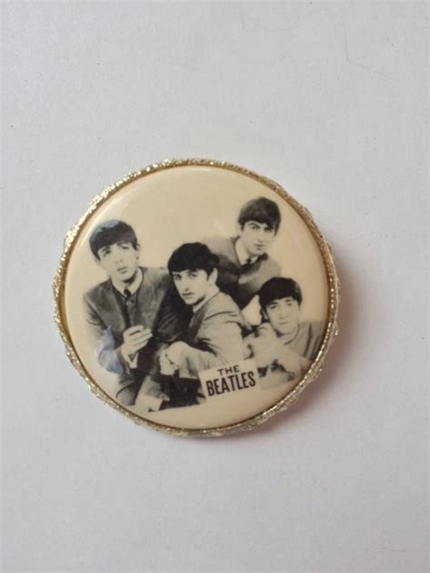 Rare 1960s Vintage Rare The Beatles Signature Pin Brooch Of Etsy