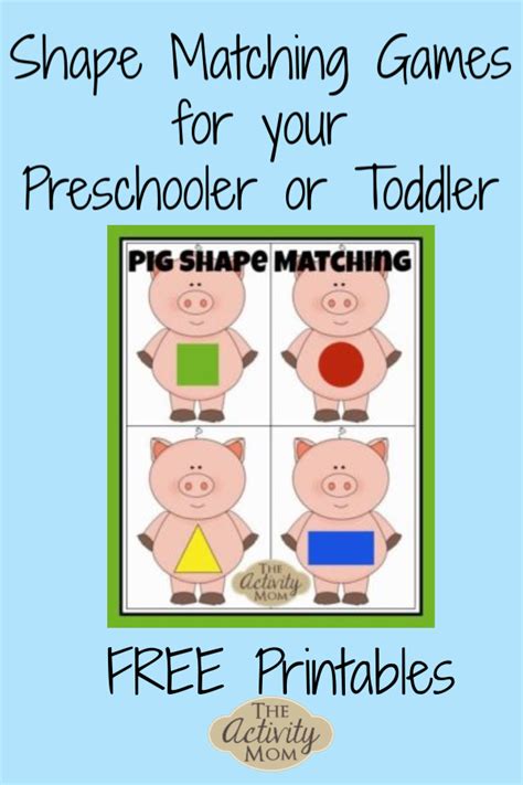 60+ free printable matching games for preschoolers and toddlers. The Activity Mom - Free Printable Matching Games