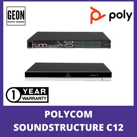 Polycom Soundstructure C12 C Series Audio Solutions Geon Asia