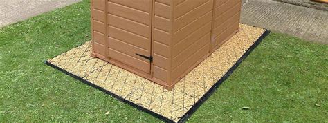 Diy And Tools Hawklok 12x10ft Plastic Shed Base Kit For A Garden Shed
